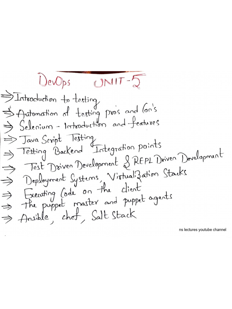 Unit Devops Complete Notes - 1883720604 | PDF | Virtualization