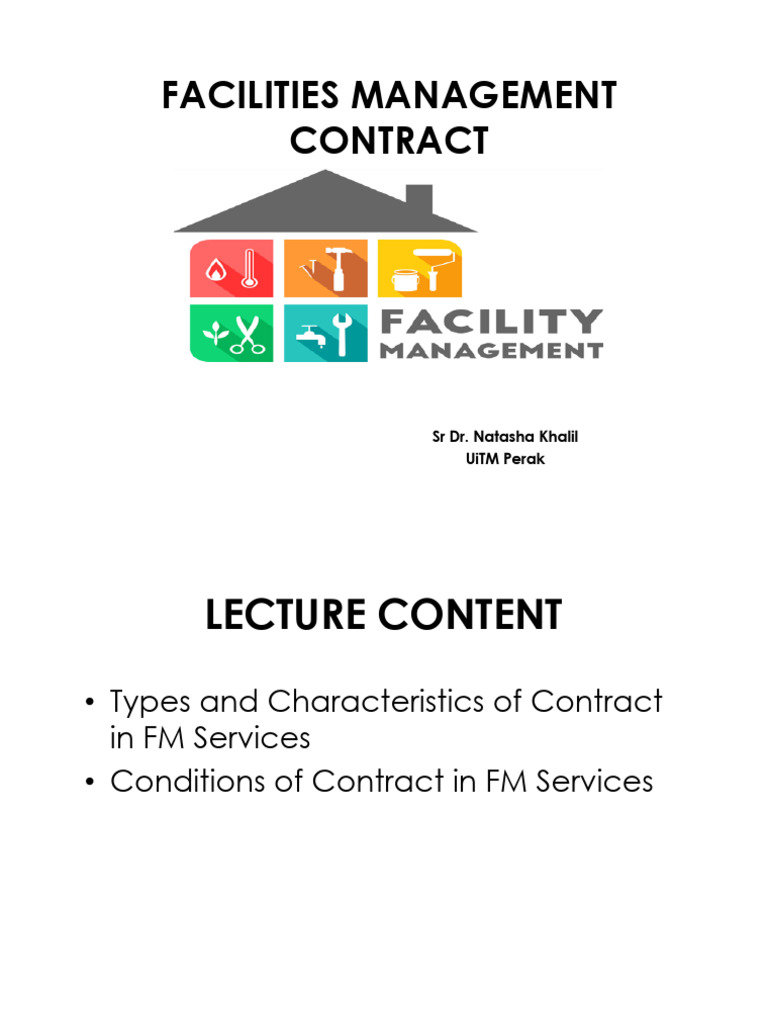 Nota LECTURE 10 - 11 - FM CONTRACT | PDF | Service Level Agreement ...