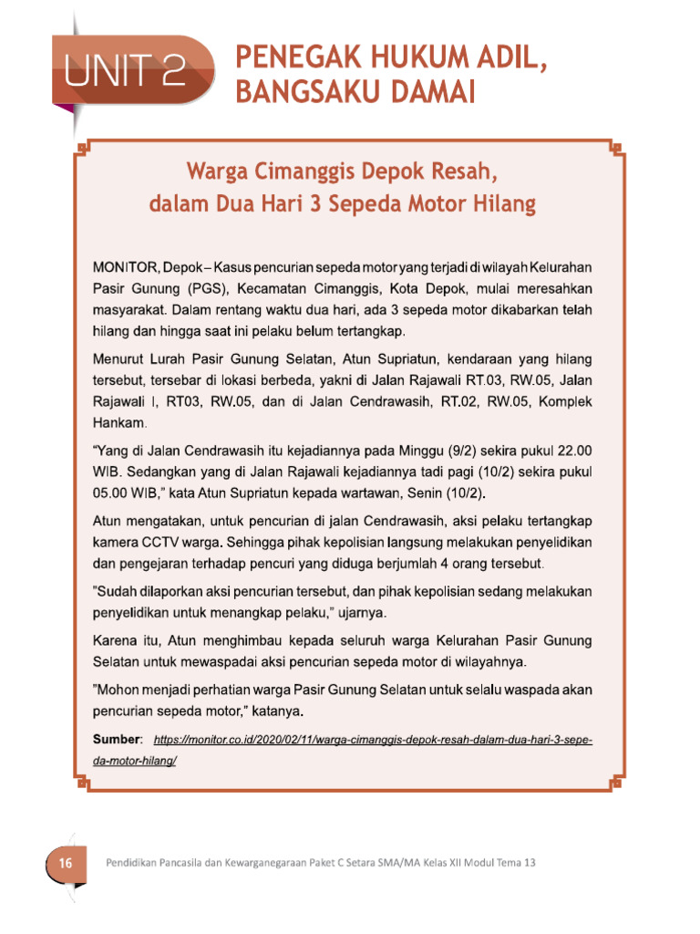 Modul 13 - Unit 2 | PDF