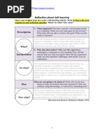 Borton's Reflection Model (1970) - After The Course | PDF | Career ...