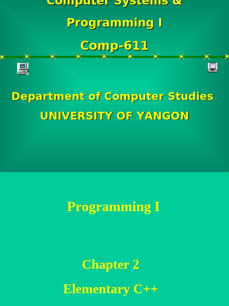 Comp611-Turbo C (Chap 2) | PDF | Integer (Computer Science) | Computer ...