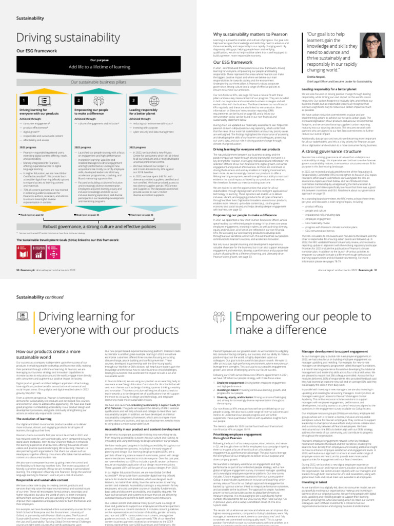 Sustainability and ESG Data 2022 | PDF | Sustainability | Learning