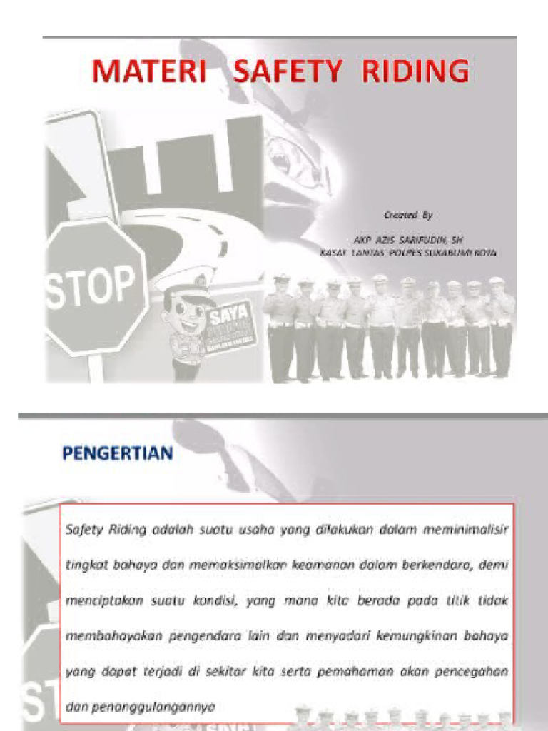 Safety Riding | PDF