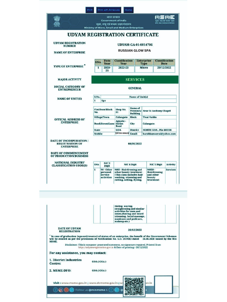 REG Certificate PDF | PDF