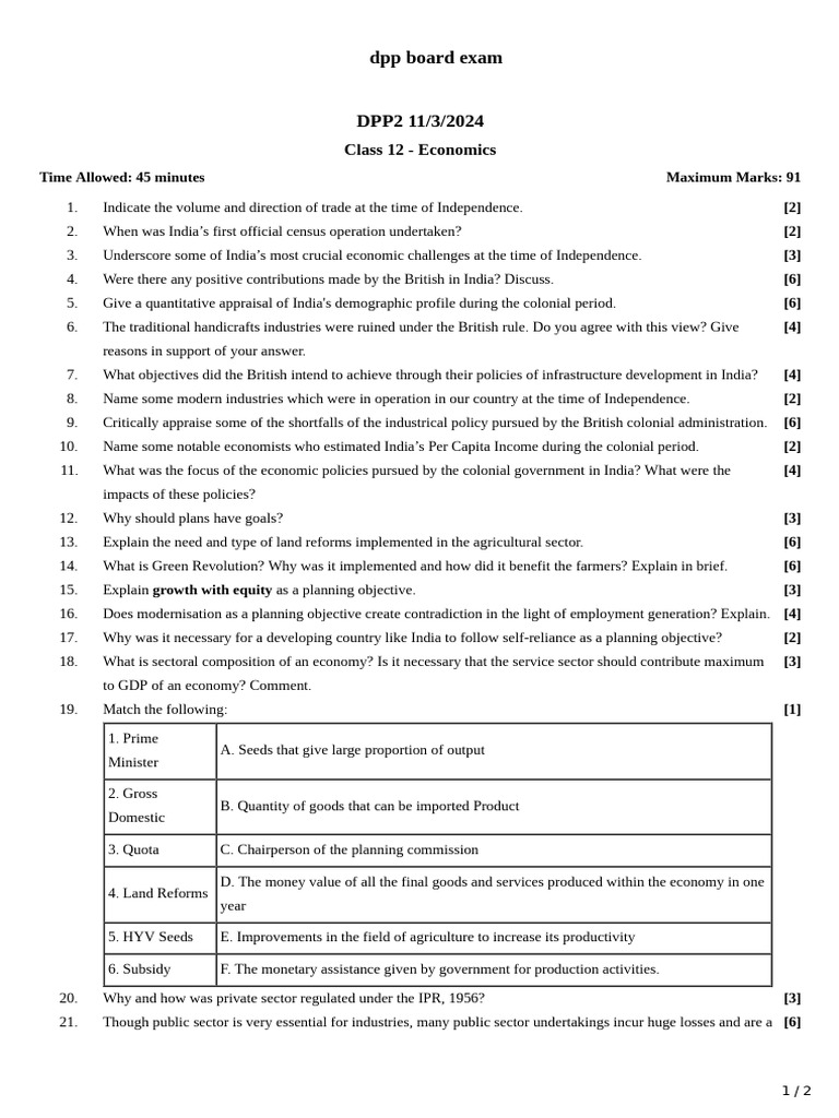 dpp 2 | PDF | Subsidy | Economics