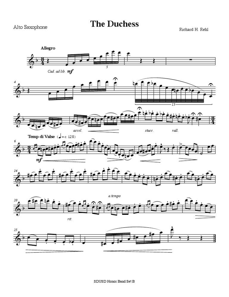 Alto Sax PDF