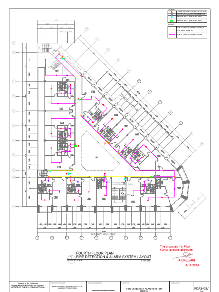 PASDA-4F-FDAS-DESIGN-LAYOUT-with-comment | PDF | Equipment | Hazards