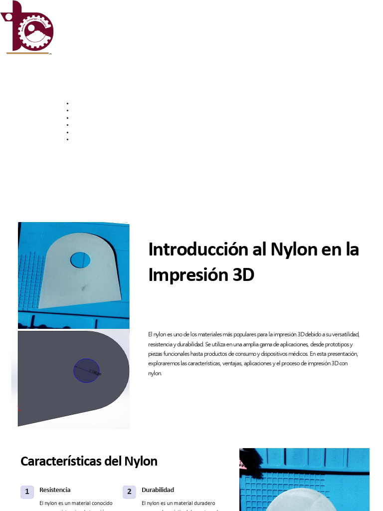 Nylon en Impresión 3D | PDF | Impresión 3d