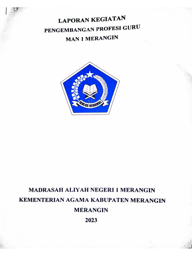 Laporan Pengembangan Profesi Guru | PDF