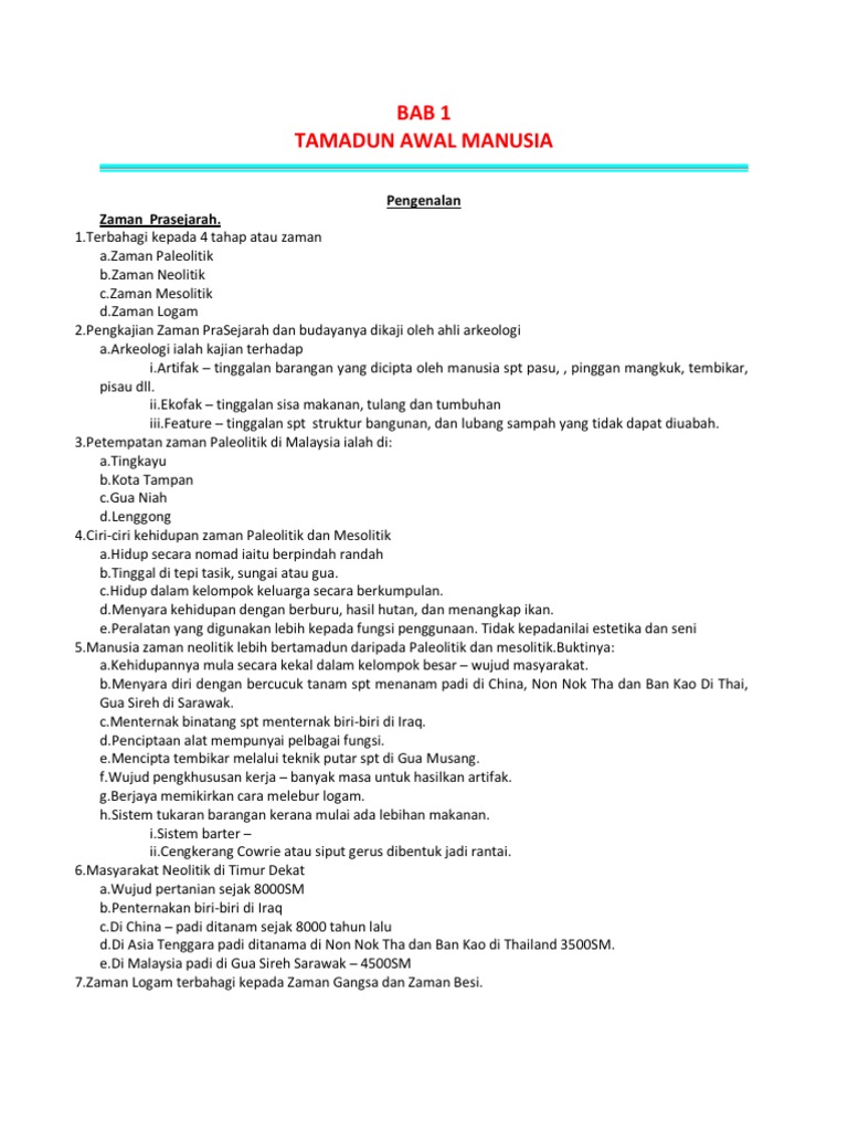 Nota Sejarah Tingkatan 4 Pdf