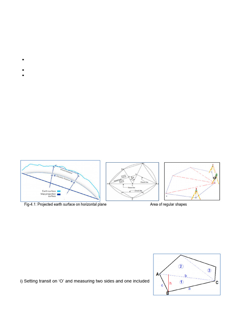 Earthwork Volume Calculation Methods | PDF | Area | Surveying