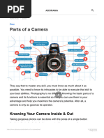 Labeled Parts of a DSLR Camera | PDF