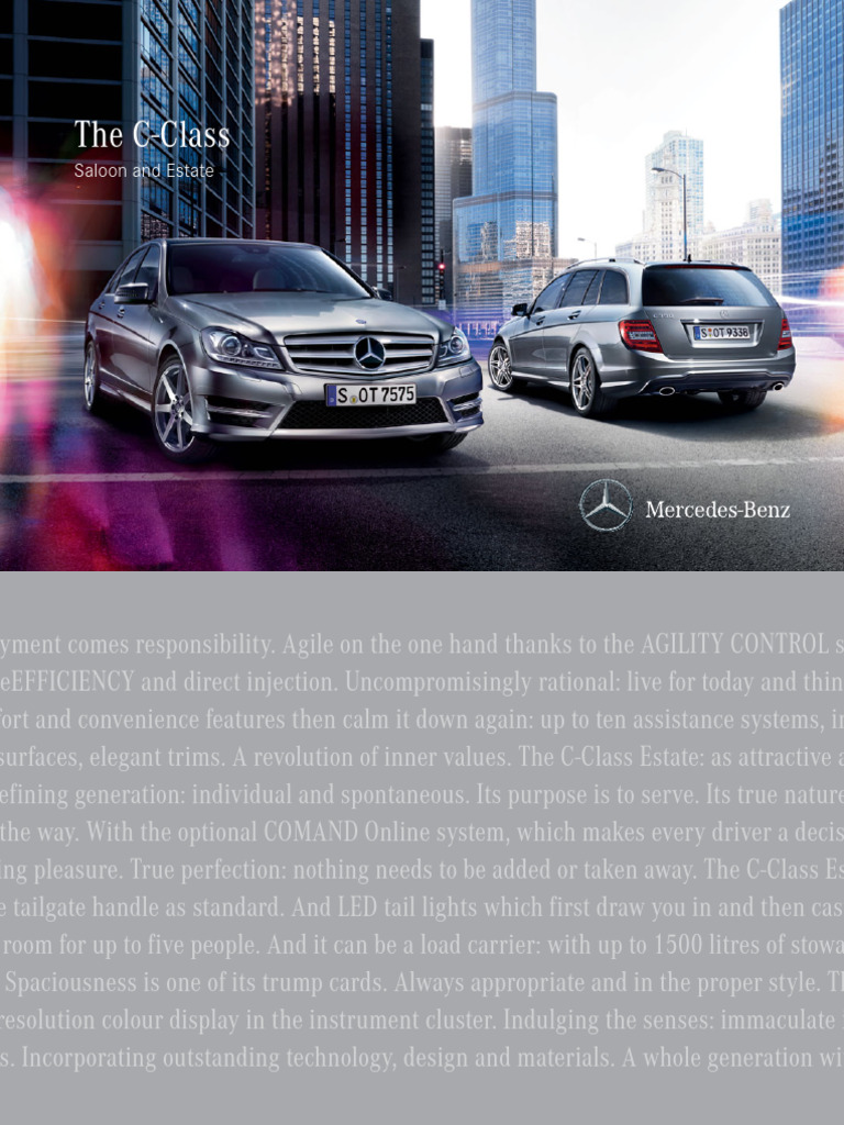 C-Class Brochure (PDF) - Mercedes-Benz Brunei | PDF | Diesel Engine ...