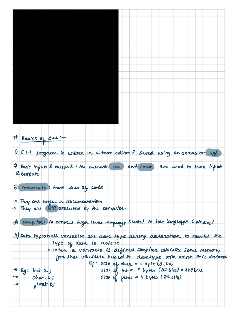 Oops c++ Notes | PDF