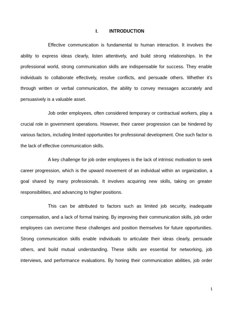 Communication Skills & Career Growth in PGL | PDF | Communication ...