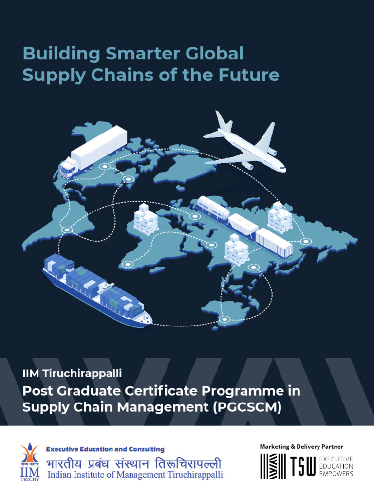 PGCSCM - IIM Trichy - Brochure - v2.4 | PDF | Supply Chain | Supply ...