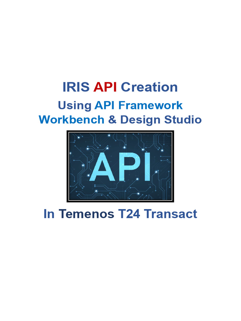 IRIS API Creation in Temenos T24 | PDF | Software | Computing