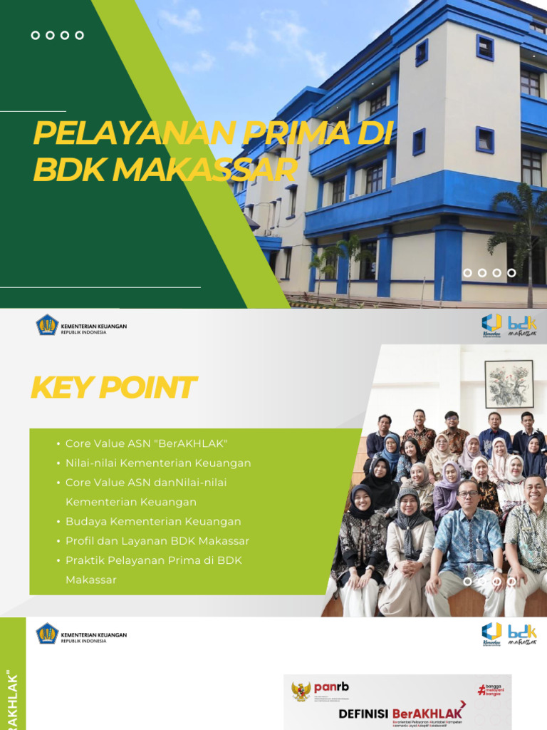 Pelayanan Prima BDK Makassar 2023 | PDF