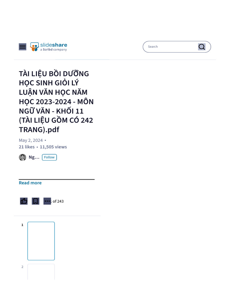 Tài Li UB ID NG H C Sinh Gi IL LU NV NH CN M H C 2023-2024 - MÔN NG V N ...