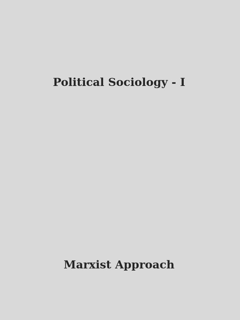 7 Marxist Approach | PDF | Karl Marx | Marxism