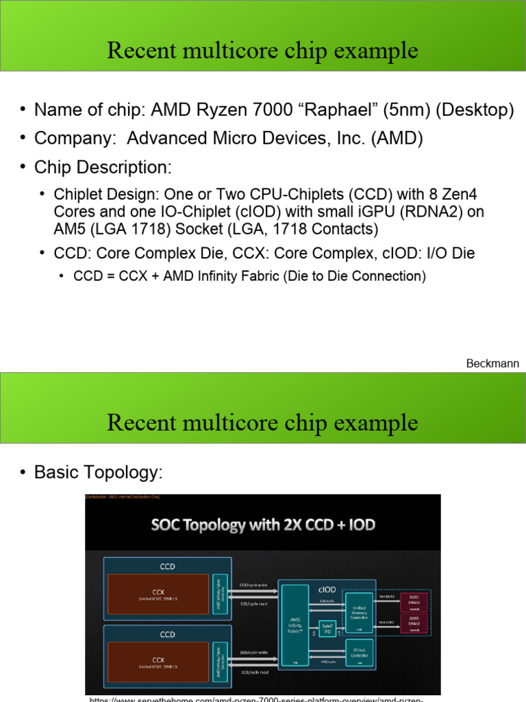 ACA 2023W Recent Multicore Chip Exampl - Beckmann-1 | PDF | Digital ...