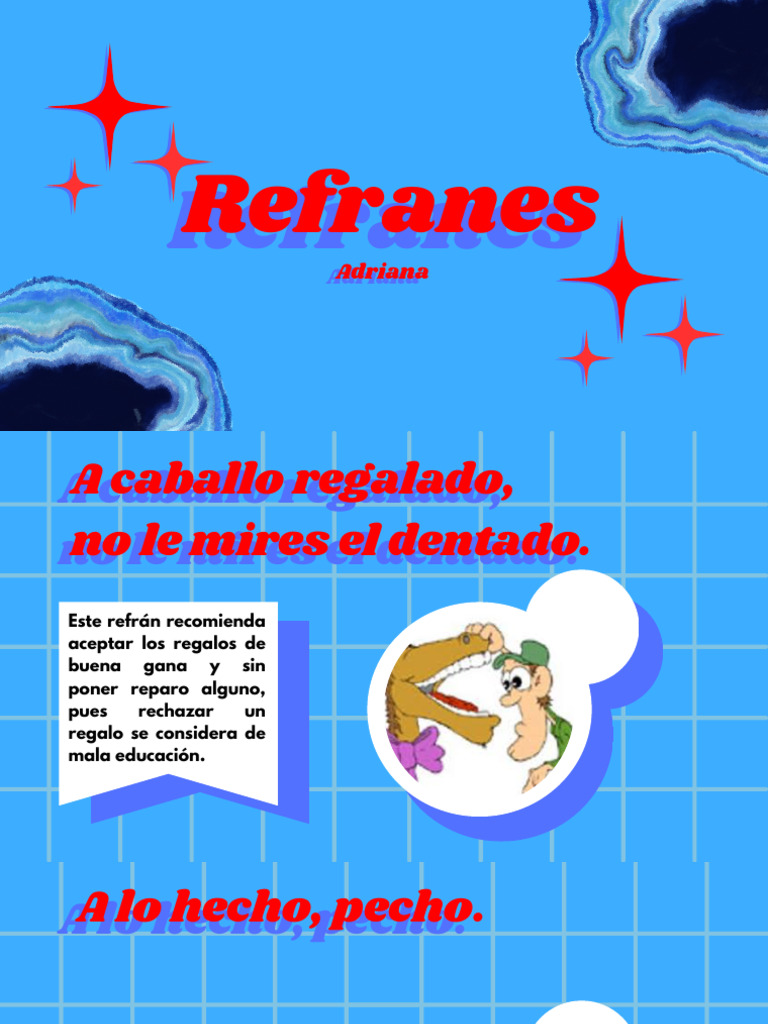Refranes - Castellano | PDF
