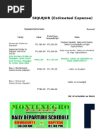 TriStar Roro Schedules: Bacolod-Iloilo | PDF | Watercraft | Public ...