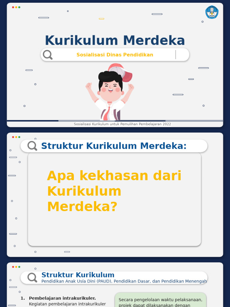 Struktur Kurikulum Merdeka 2022 | PDF