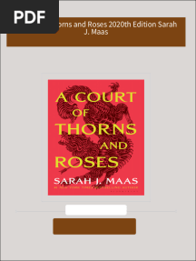 Complete Download A Court of Thorns and Roses 2020th Edition Sarah J. Maas PDF All Chapters