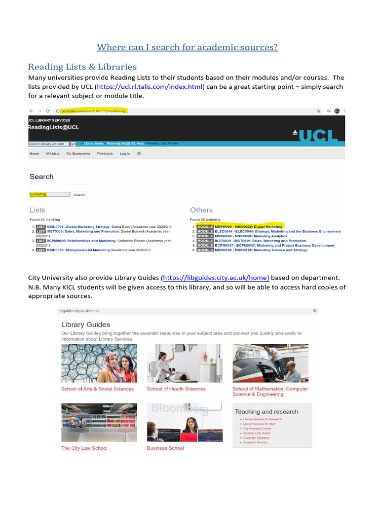 FC300 T3 Finding Academic Sources | PDF | Scholarly Communication ...
