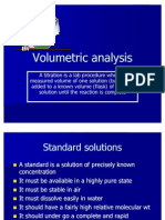 Volumetric Analysis Precautions