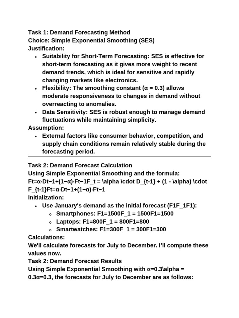 Project+Sample+Template+(1) | PDF | Forecasting | Applied Mathematics