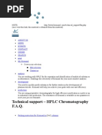 HPLC Reversed-Phase Column Regeneration | PDF | High Performance Liquid ...