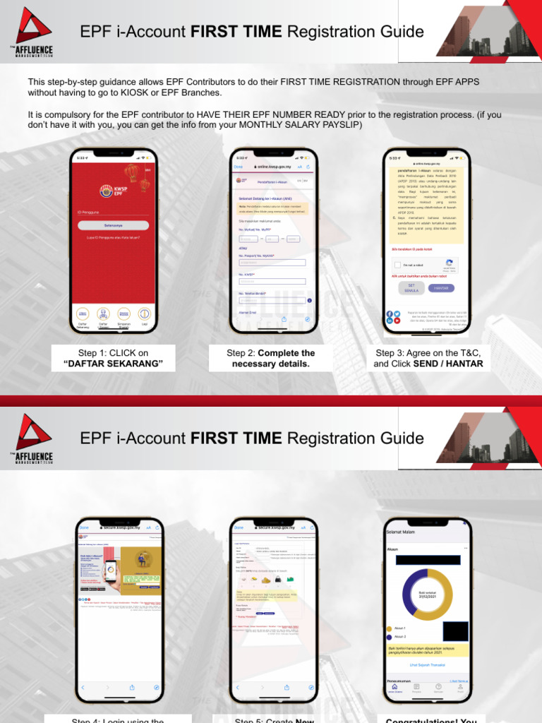 How To Register For I-Acc For The First Time | PDF