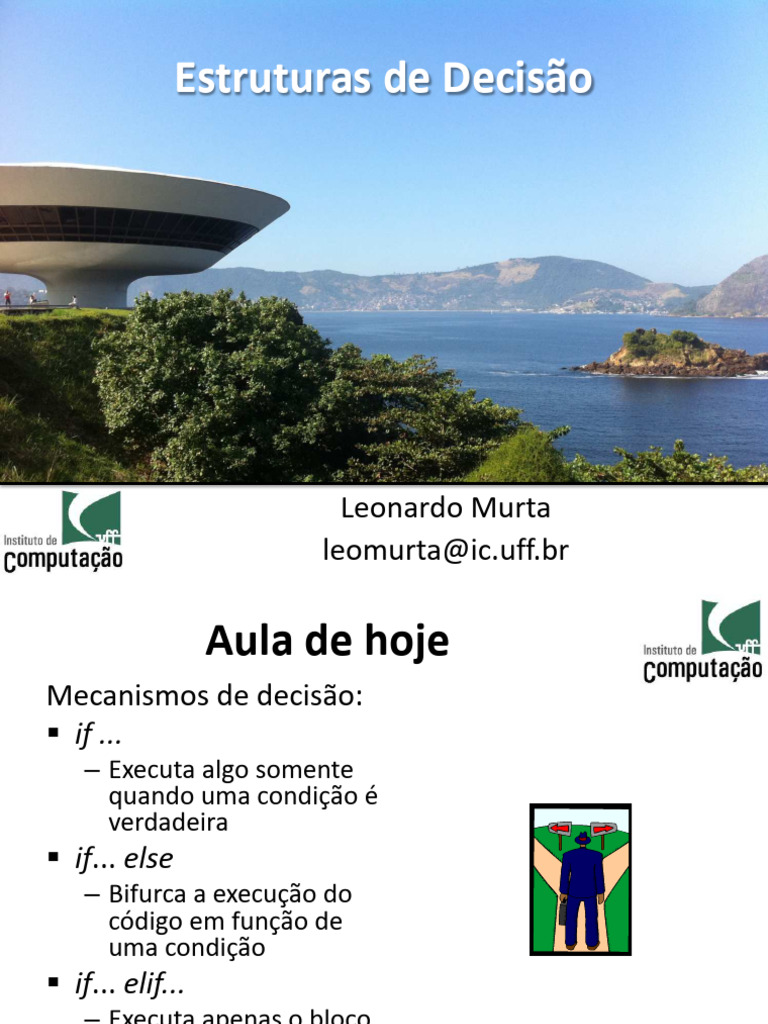 Estruturas de Decisão em Python | PDF | Python (linguagem de ...