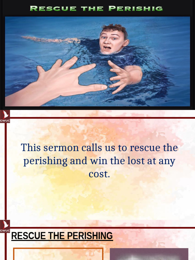 Evangelism: Rescue the Perishing | PDF | Religious Belief And Doctrine