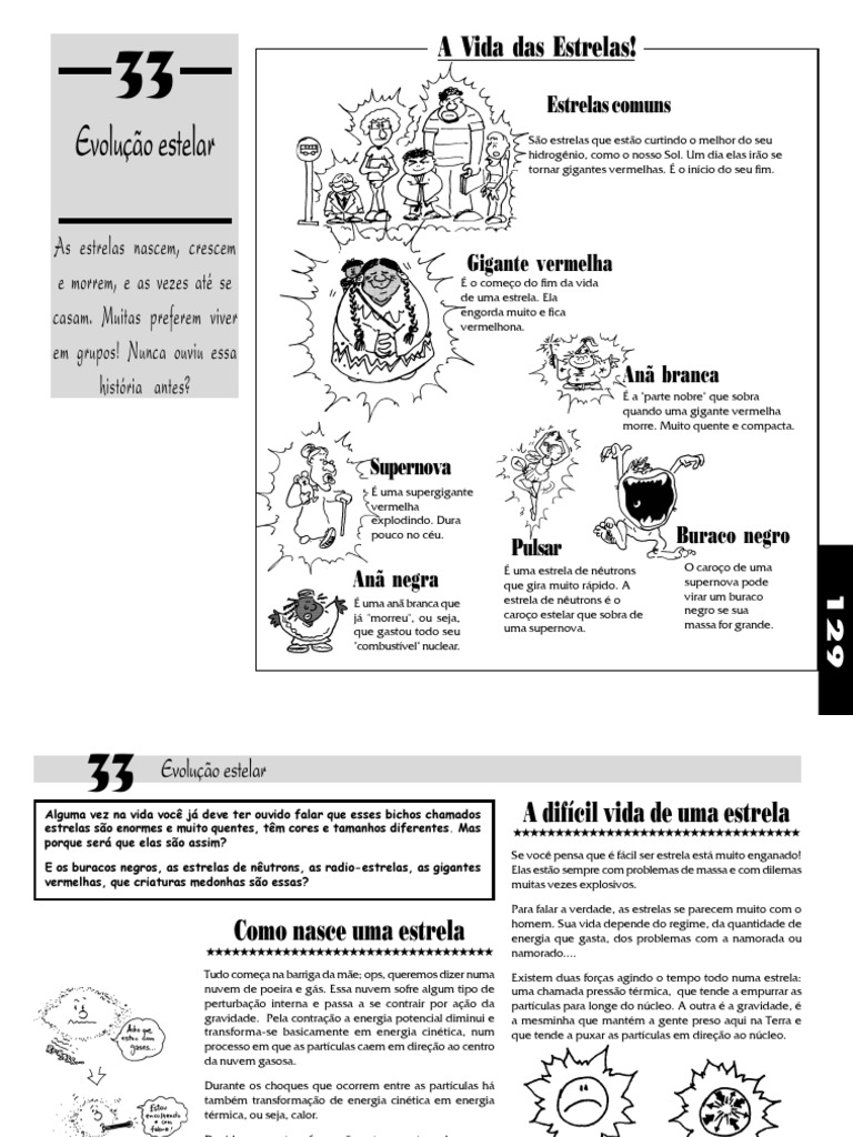 Vida e Morte das Estrelas | PDF | Estrelas | Galáxia, image size:768x1024