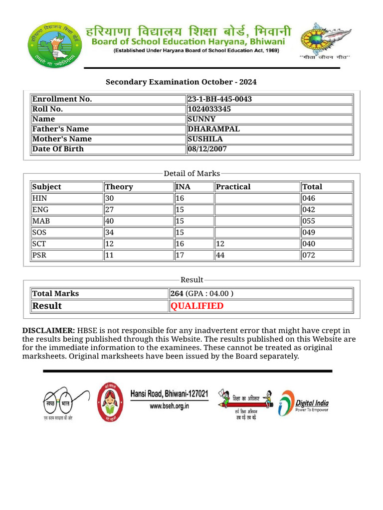 10th result | PDF