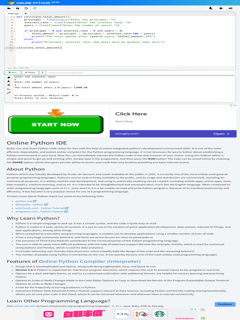 Screenshot 2024-02-28 at 9.15.29 PM | PDF | Python (Programming ...