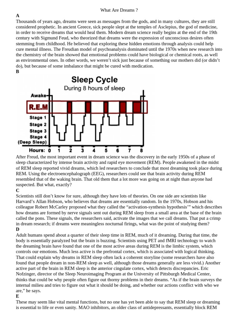 Understanding Dreams and Their Science | PDF | Dream | Rapid Eye ...