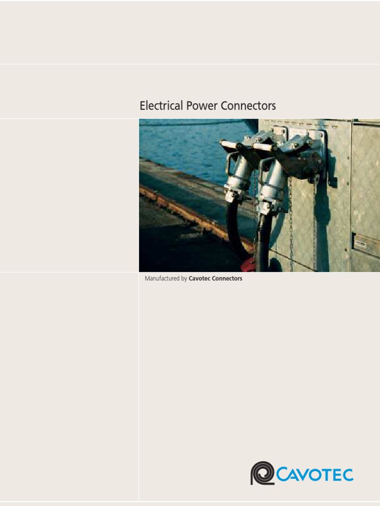Cavotec Electrical Power Connectors | PDF | Electrical Connector | Ac ...