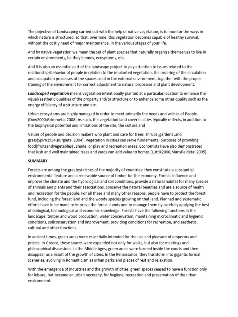 Vegetation Pdf Vegetation Ecosystem