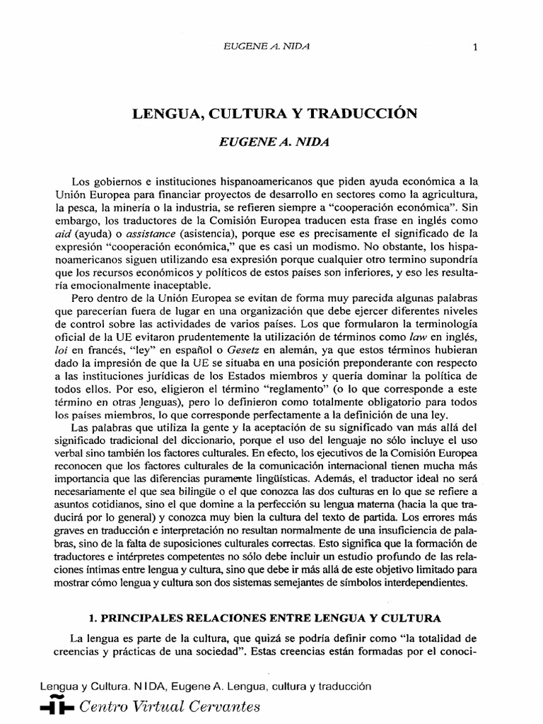01 Nida | PDF | Traducciones | Biblia