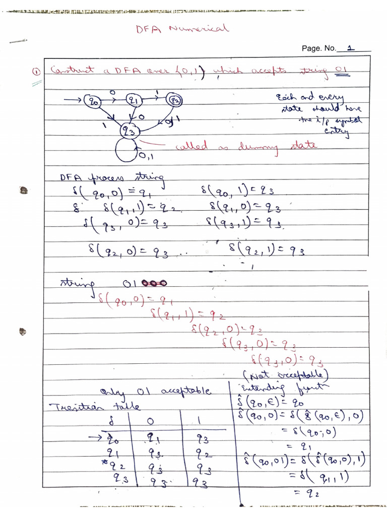 Dfa Numerical | PDF