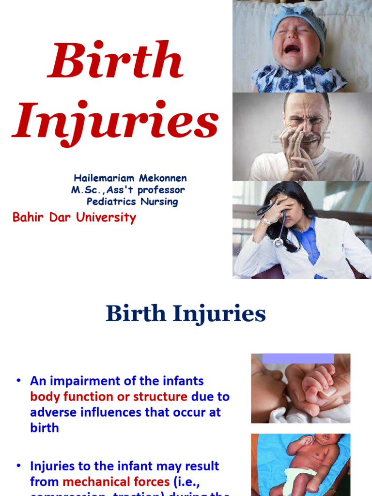 Understanding Birth Injuries in Infants | PDF | Skull | Human Anatomy