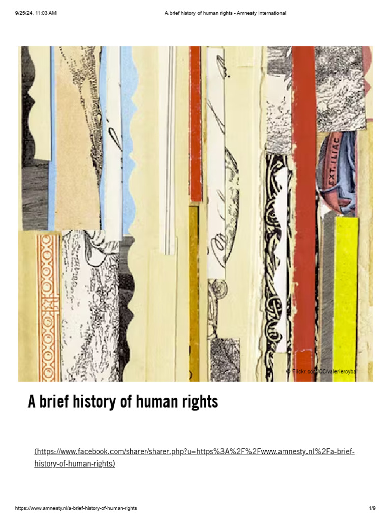 History of Human Rights Explained | PDF | Human Rights | Slavery