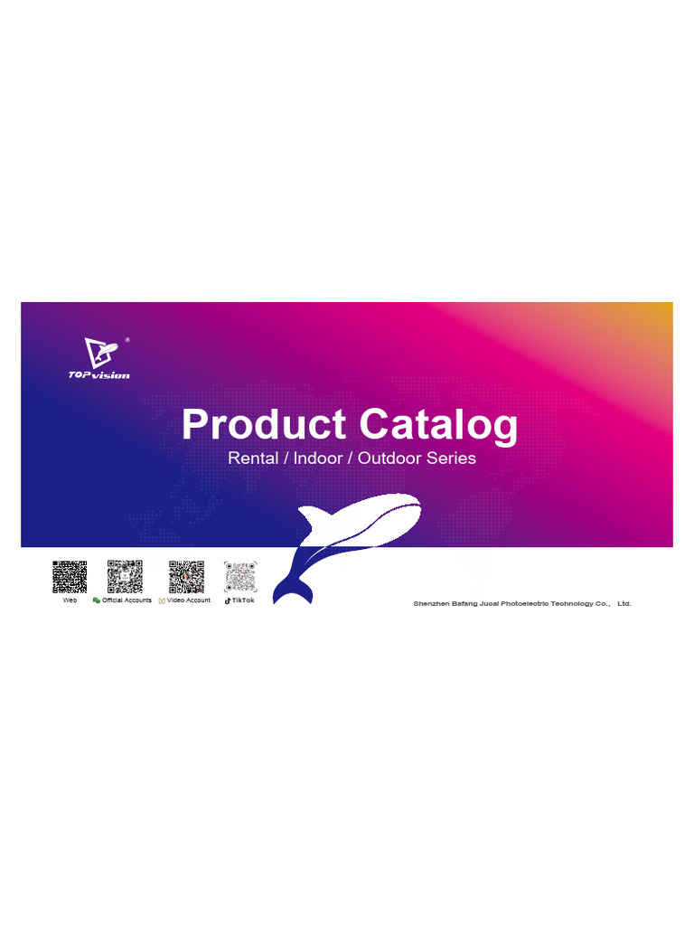 LED Display Product Catalog Overview | PDF | Video | Electronic Engineering