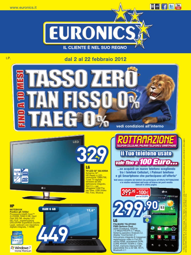 Scopa A Vapore Euronics.Catalogo Euronics Roma Offerte Febbraio