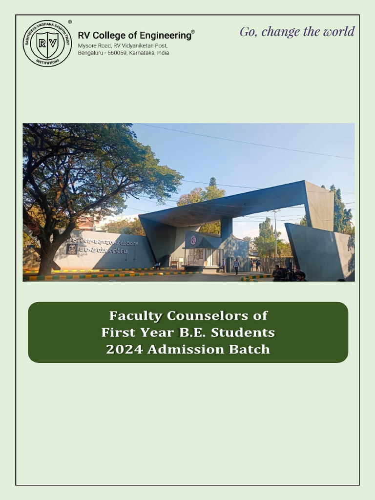 Faculty RVCE | PDF | Computing | Computer Science