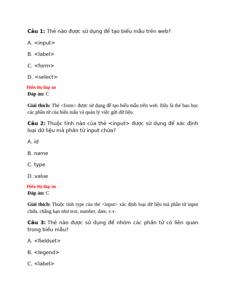 TN - B12 Tao Bieu Mau | PDF